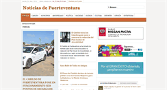 Desktop Screenshot of diariodefuerteventura.com